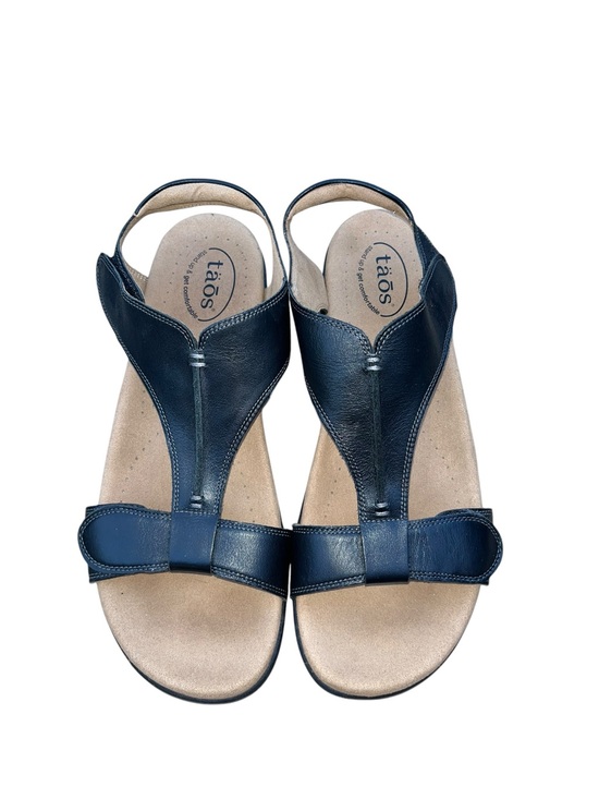 Taos Footwear Shoes - Taos Footwear Black Leather “The Show”Women's Sandals NEW